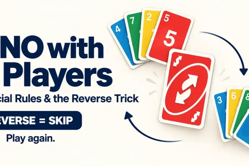 How to Play UNO with 2 Players: Official Rules and the Reverse Trick