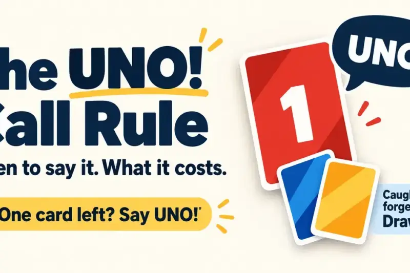 The ‘UNO!’ Call Rule: When to Say It and the Penalty