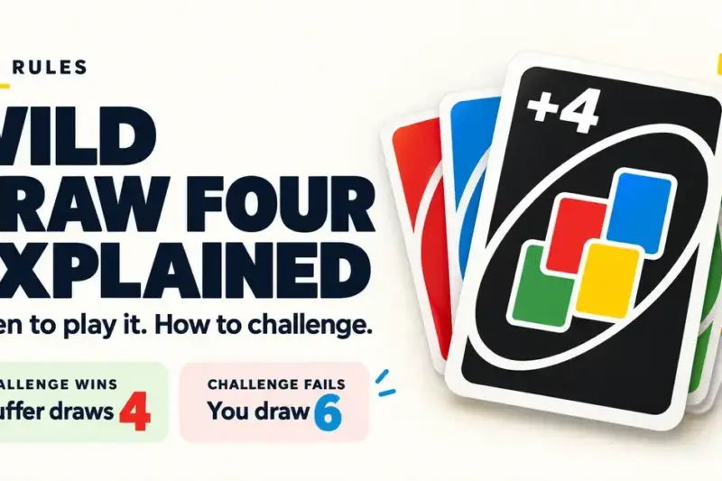 UNO Wild Draw Four Rules: When You Can Play It & How to Challenge